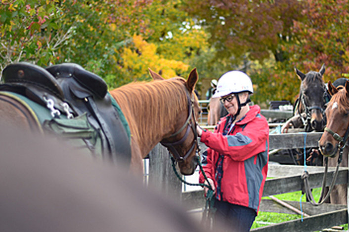 Saddling up on the 2 day luxury ride